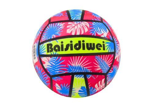 Gumigolyó fényes levelek rózsaszín kék 24 cm