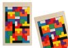 Fából készült logikai puzzle 40 db