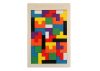 Fából készült logikai puzzle 40 db