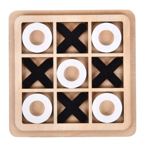 Tic Tac Toe Játék Stratégiai logika fából