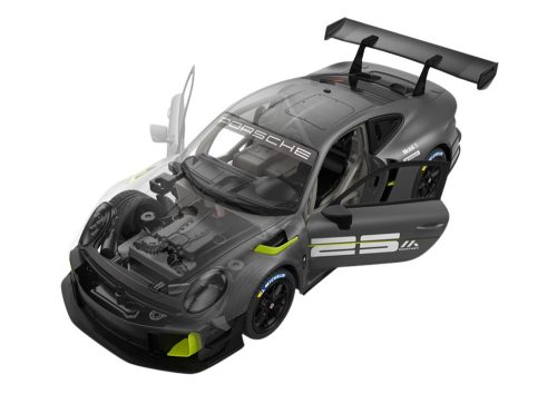 Építőelemek Car RC Rastar 1:18 Porsche 911 GT2 Grey 68 Elements