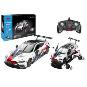   Építőelemek Auto Rastar RC 1:18 BMW M8 GTE White 66 Elements