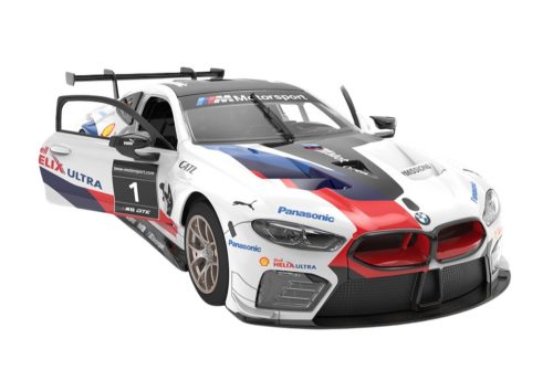 Építőelemek Auto Rastar RC 1:18 BMW M8 GTE White 66 Elements