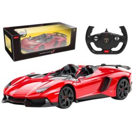 Autó RC Rastar 1:12 Lamborghini Aventador Red Cabrio
