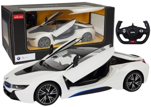 Autó R/C Sport távirányító BMW i8 Rastar 1:14 Fehér