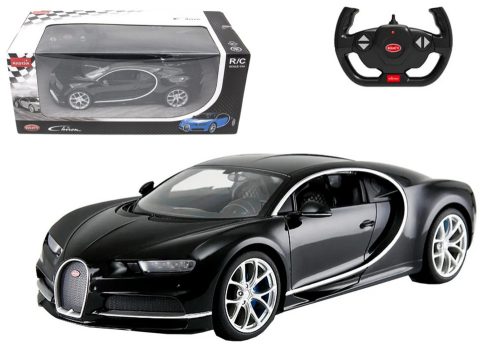 RC Bugatti Chiron 1:14 fekete távirányítós autó