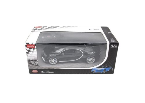RC Bugatti Chiron 1:14 fekete távirányítós autó