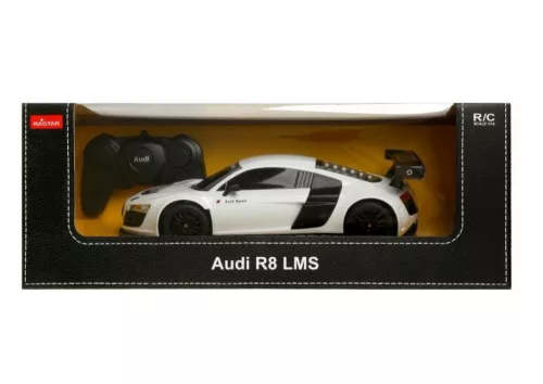 RC sportautó 1:18 távirányítós Audi R8 fehér