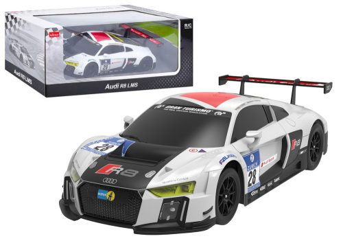 Autó R/C 1:24 Távirányítós Sport AUDI R8 LMS fehér és fekete