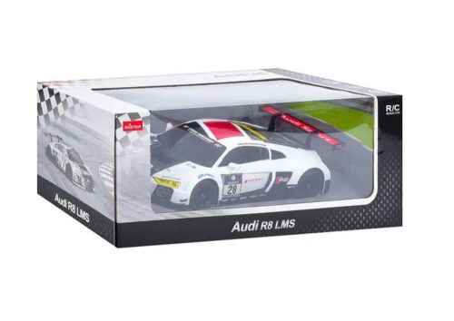 Autó R/C 1:24 Távirányítós Sport AUDI R8 LMS fehér és fekete