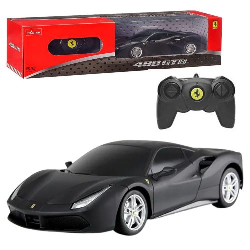 RC Car Rastar 1:24 Ferrari 488 GTB Fekete