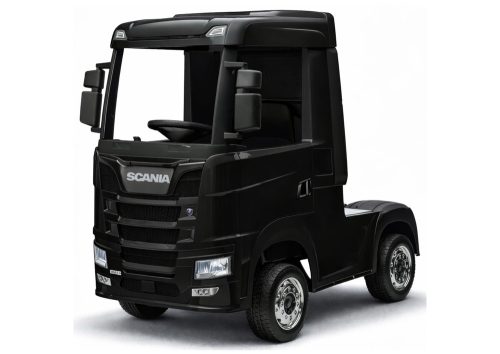 Scania 500R HL698 akkumulátoros autó, fekete fényezéssel, 4x4