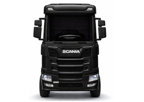 Scania 500R HL698 akkumulátoros autó, fekete fényezéssel, 4x4