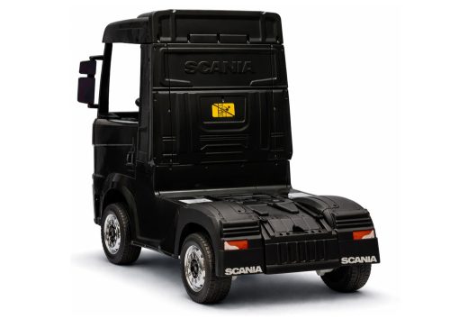 Scania 500R HL698 akkumulátoros autó, fekete fényezéssel, 4x4