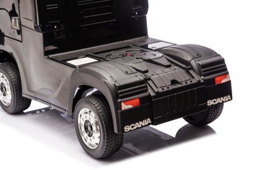 Scania 500R HL698 akkumulátoros autó, fekete fényezéssel, 4x4