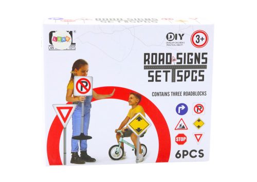 Nagy útmunkákra figyelmeztető tábla 70cm