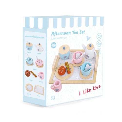 Kávé-tea fa készlet kis háztartási gépekhez cookie-kat