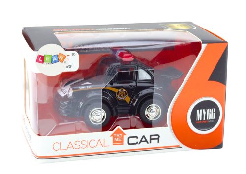 Klasszikus rendőrautó 1:38 A menetfények feketén hangzanak