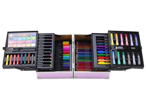 Művészeti készlet összecsukható bőröndben Unicorn 133 El