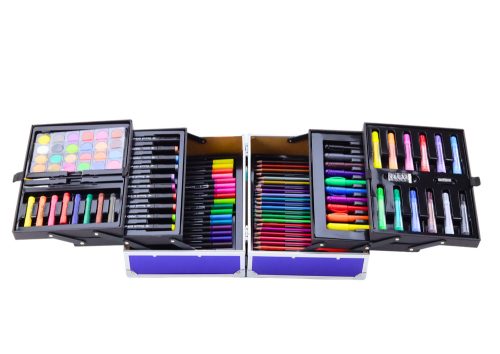 Művészeti készlet összecsukható bőröndben, tér 133 El