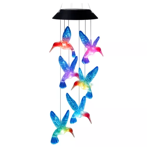 Solar Hummingbirds Birds LED színes fény
