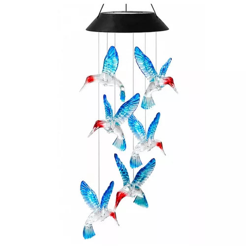 Solar Hummingbirds Birds LED színes fény
