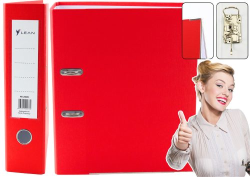 A4-es iratgyűjtő/75 mm-es kar mechanizmus Piros