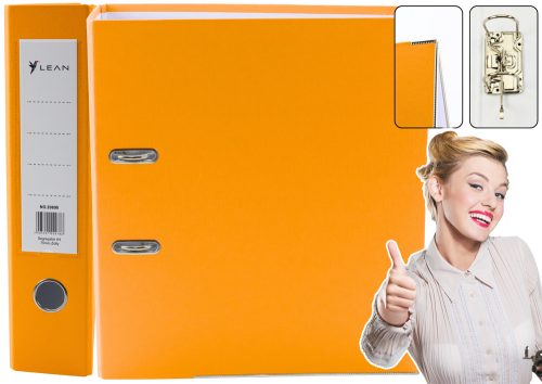 A4-es iratgyűjtő/75 mm-es emelőkaros mechanizmus, sárga