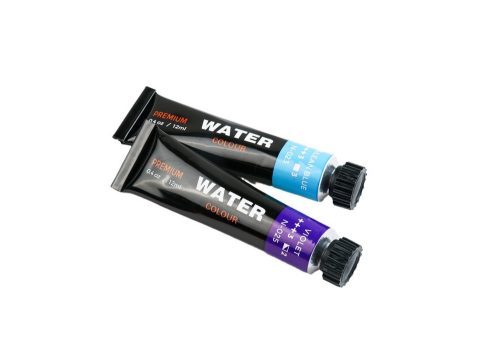 Akril festékkészlet 12 színű tubusban