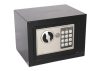 Elektronikus széfkód szekrény acél fekete