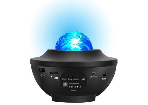 Star projektor LED lámpa Bluetooth hangszóró távirányító