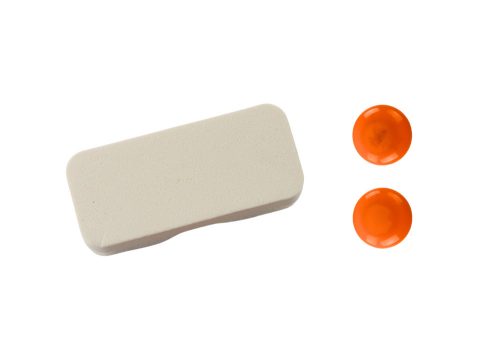 Mágneses, szárazon törölhető tábla szivacs 2 mágnessel 45x60cm