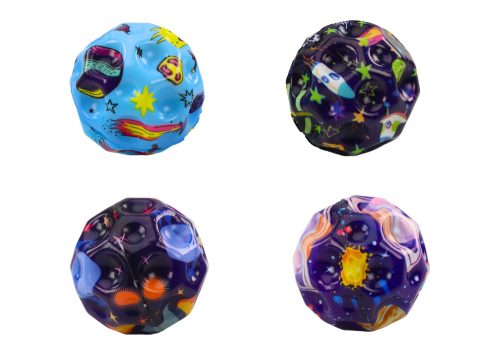 Gyúró és pattogó labda üregekkel, 7 cm