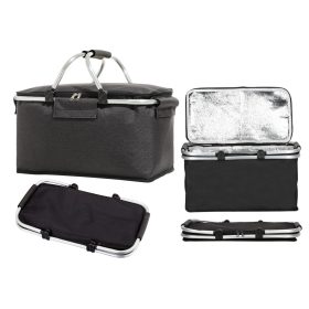 Hőszigetelt összecsukható piknikkosár 30l