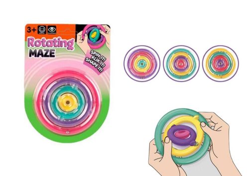 Érzékelő játék, stresszoldó forgó kerekek