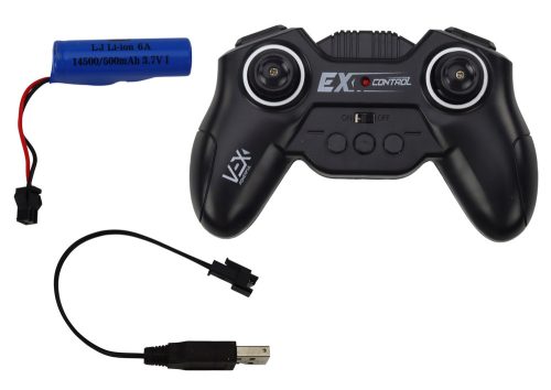 Távirányítós RC busz sárga távirányító fényeffektusokkal