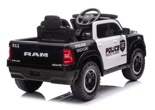 Akkumulátoros autó ZB618P Dodge Ram Police Black