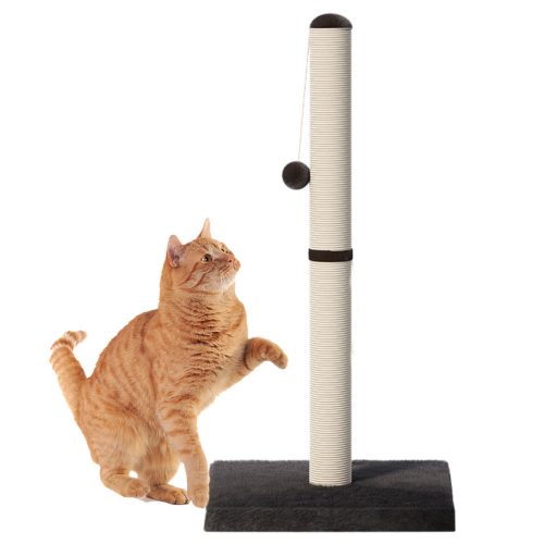 Cat Scratcher Karcolóoszlop torony Sötétszürke 80 cm x 40 cm