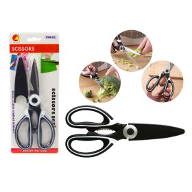   Multifunkcionális konyhai olló csúszásgátló pengetakaró