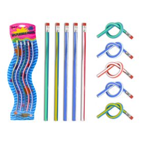 Rugalmas ceruza radírral Puha hajlítható 5 db 30cm