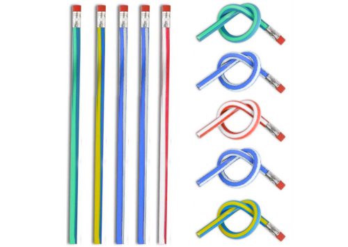 Rugalmas ceruza radírral Puha hajlítható 5 db 30cm