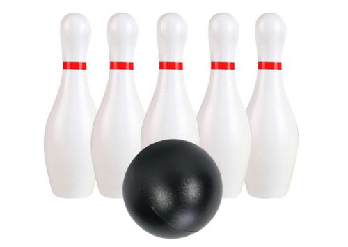 Klasszikus bowling szett, két labdás 10 tűs ügyességi játék
