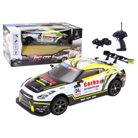   RC Sports Car 1:16 Drift cserélhető kerekek fehér és sárga