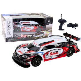   RC Sports Car 1:16 Drift cserélhető kerekek fehér és piros