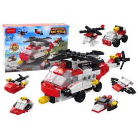   Építőelemek Helikopter 6 az 1-ben barkácskészlet Járművek 117 db.