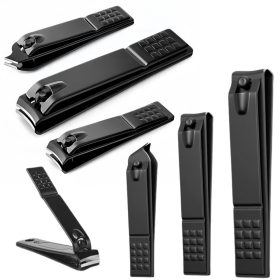 Körömvágó szett 3 részes nagy kis ferde fekete