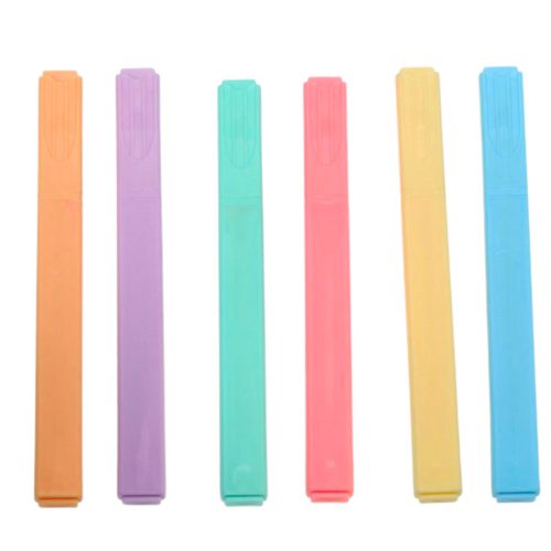 Kiemelők, Markerek, Színes Markerek, Irodai, Iskolai készlet, 6 db.