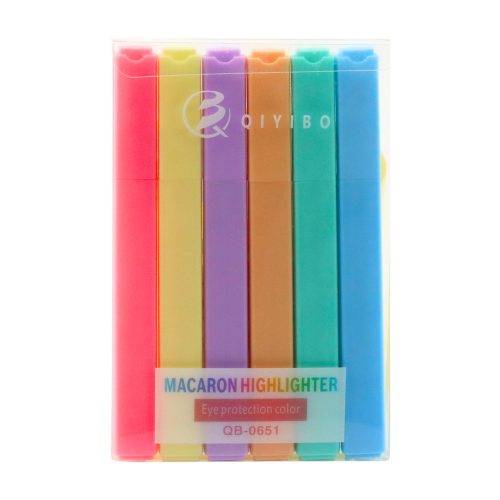 Kiemelők, Markerek, Színes Markerek, Irodai, Iskolai készlet, 6 db.