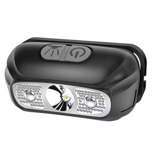 LED-es fejlámpa Fejlámpa Kettős módú USB-töltés Akár 5 órás működés