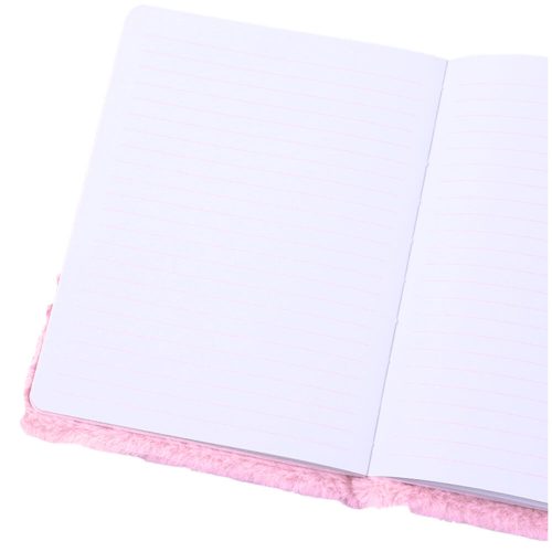 Plüss szőrme jegyzetfüzet bélelt pingvin jegyzetfüzet színes A5